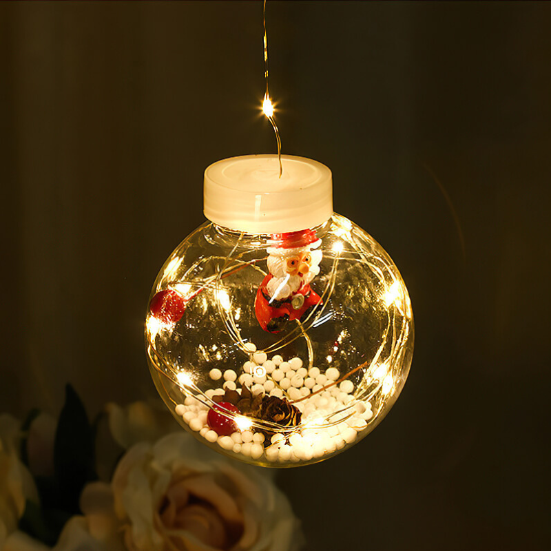 Varal de Luzes Decorativas Natal com 10 Bolinhas | Canto Decor