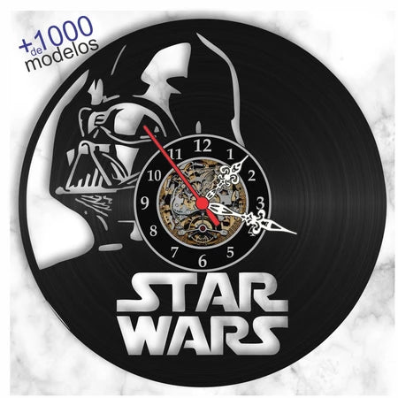 Relógio Star Wars |&nbsp;Disco Vinil De Parede | Canto Decor