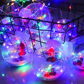 Varal de Luzes Decorativas Natal com 10 Bolinhas | Canto Decor