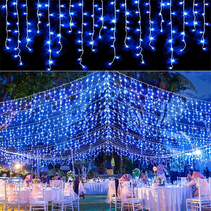 Cascata de Luzes LED de Natal 5m | Canto Decor