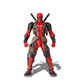 Boneco Deadpool Marvel | 17cm Articulado | Várias reações e armas inclusas.