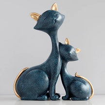 Ornamento Gatos Mãe e Filho