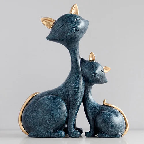 Ornamento Gatos Mãe e Filho