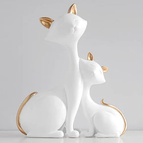 Ornamento Gatos Mãe e Filho