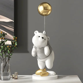 Ornamento Urso Polar e o Balão