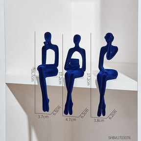 Estatuetas Minimalistas Trio Pensador