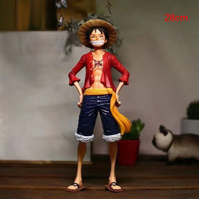 Boneco Luffy One Piece anime | 27cm | Figura de ação macaco luffy clássico brinquedo vivo decoração