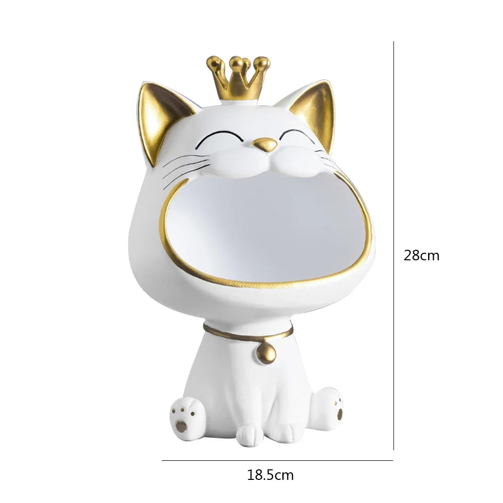 Ornamento Criativo Gato Boca Grande