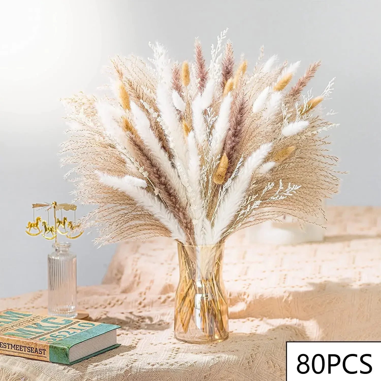 Buquê de Pampas Secas Naturais | Canto Decor