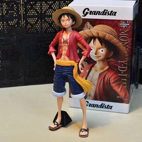 Boneco Luffy One Piece anime | 27cm | Figura de ação macaco luffy clássico brinquedo vivo decoração