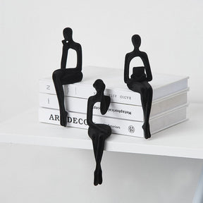 Estatuetas Minimalistas Trio Pensador