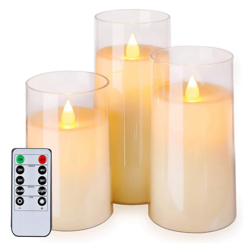 Velas Artificiais - Conjunto com 3 Peças