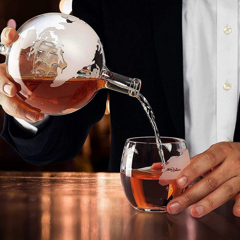 Decanter de Globo para Whisky