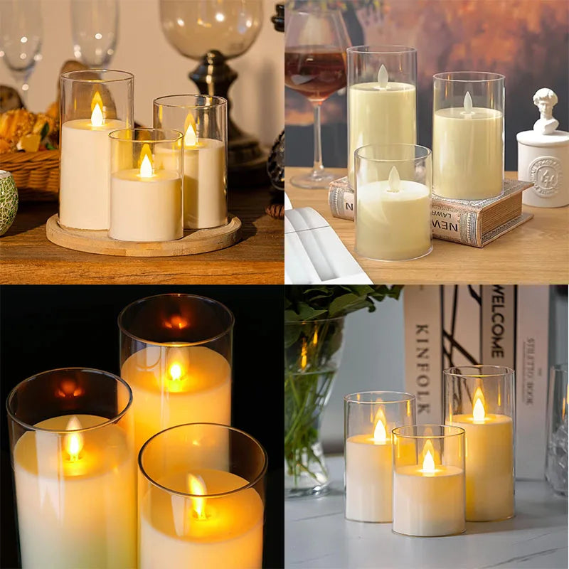 Velas Artificiais - Conjunto com 3 Peças