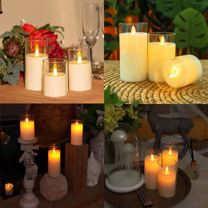 Velas Artificiais - Conjunto com 3 Peças